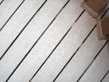 Mold Stained Trex Deck